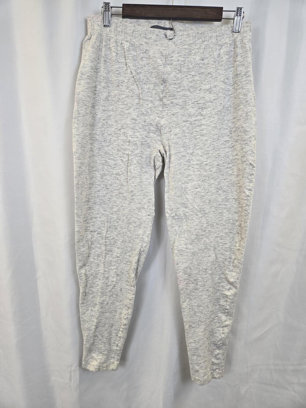 Maurices Pants Womens Large Gray Knit Jogger Sweatpants Elastic Waist Pockets
